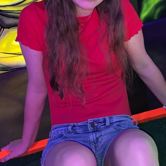 Divided Red Body Suit - Picture 4 of 4